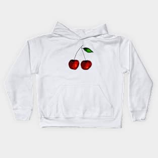 Cherry - Two Cherries - Cherry Twin Kids Hoodie